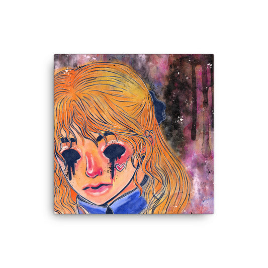 No Eyed Girl Canvas